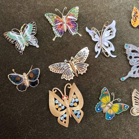VTG and modern Butterfly Brooch lot - Picture 2 of 10